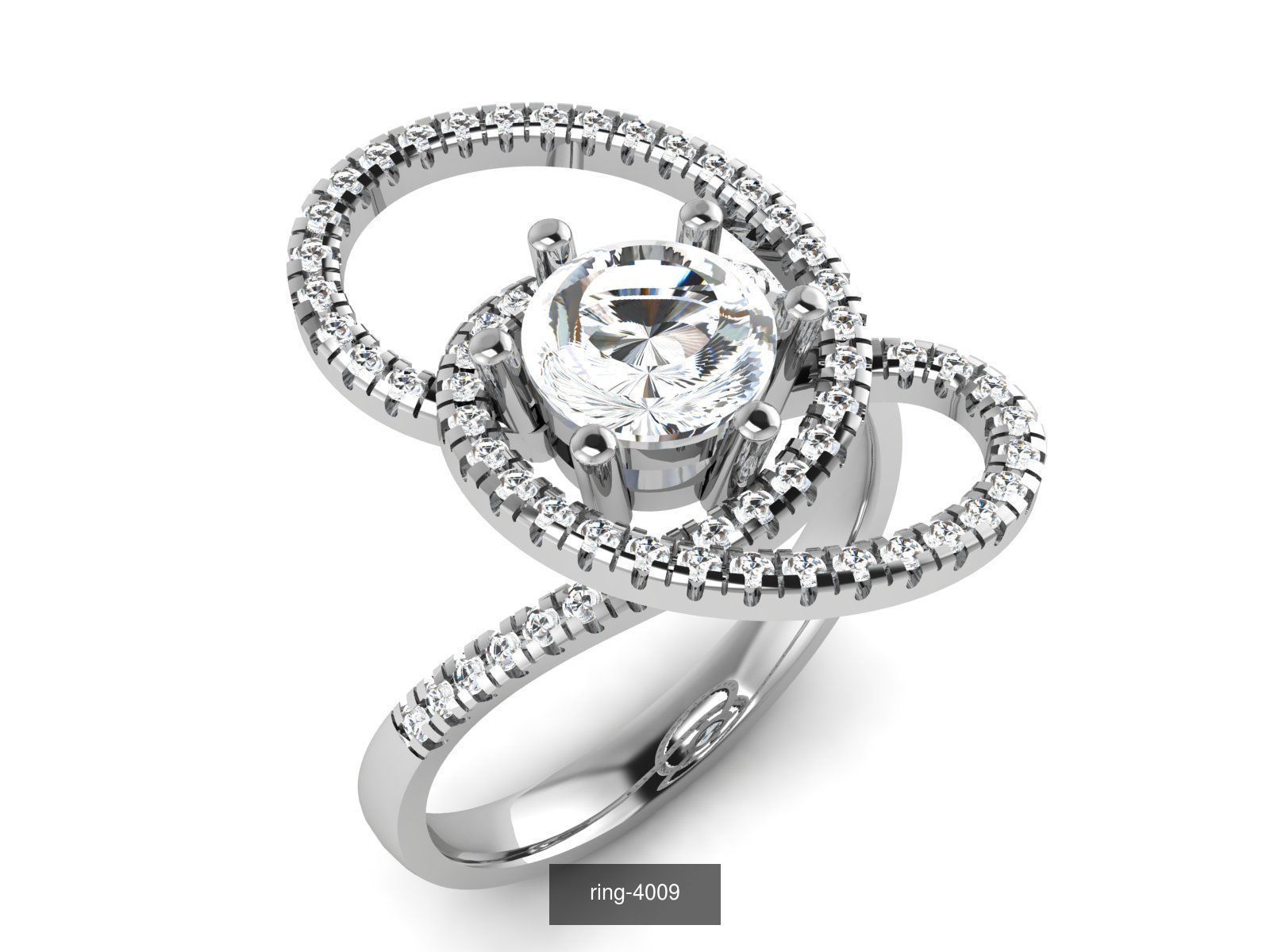 69 SOLITAIRE RING 3D Model Collection_48