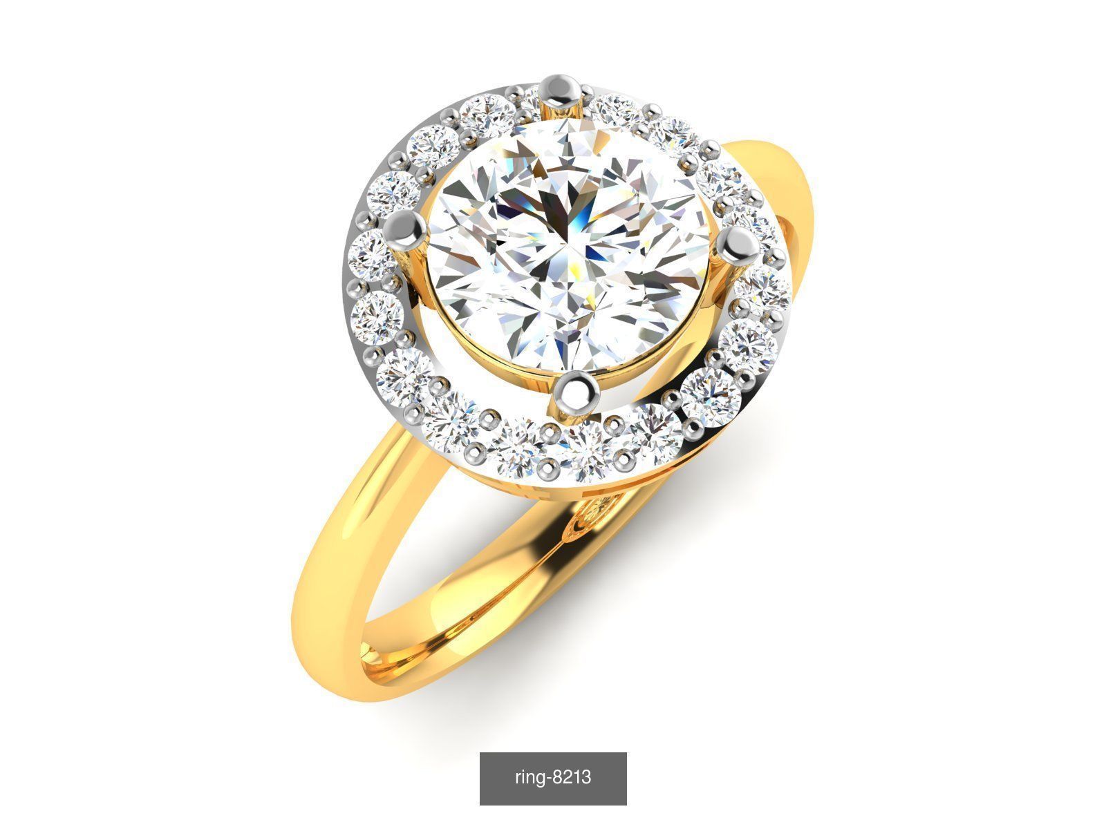 69 SOLITAIRE RING 3D Model Collection_75