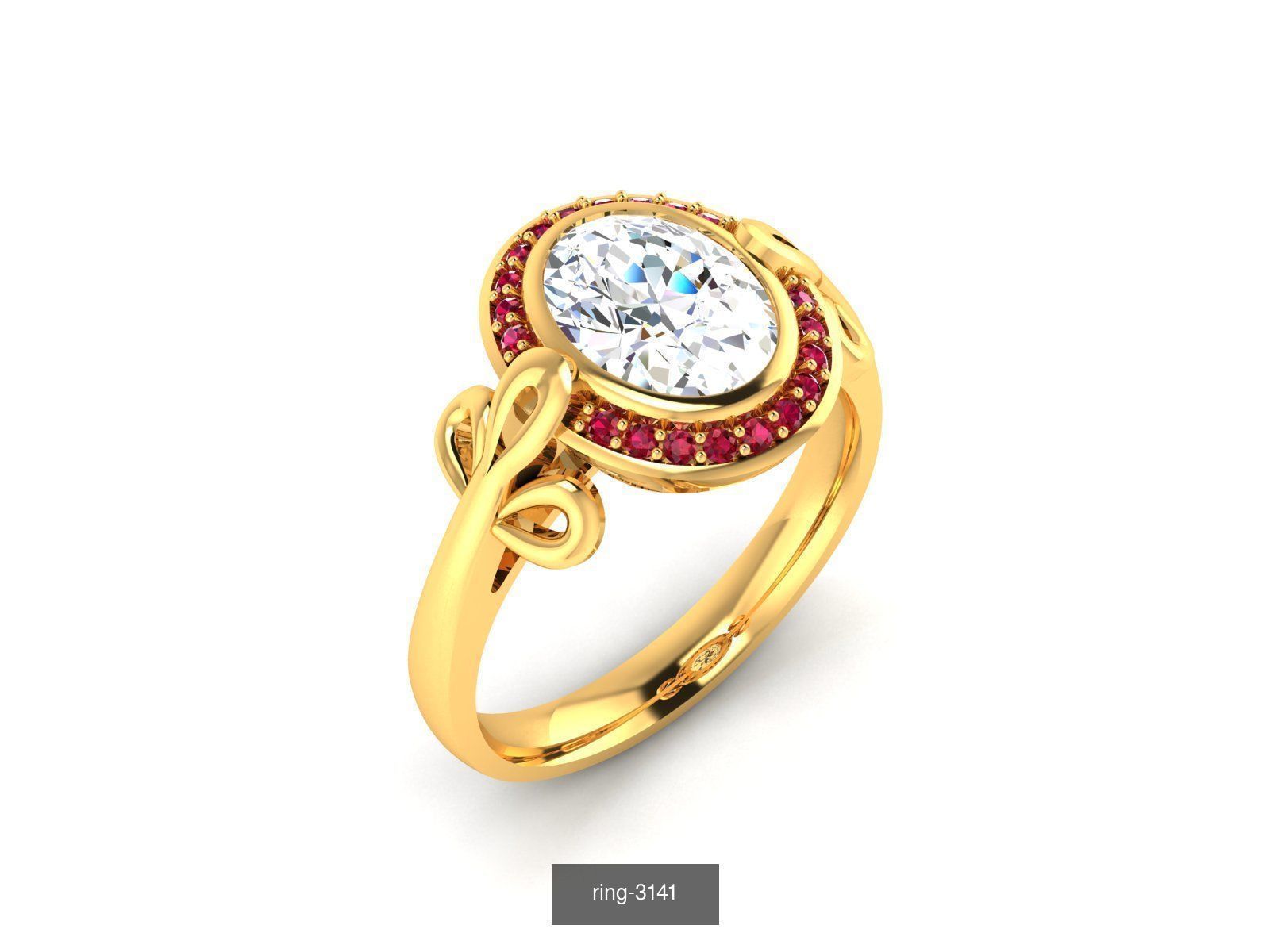 69 SOLITAIRE RING 3D Model Collection_27