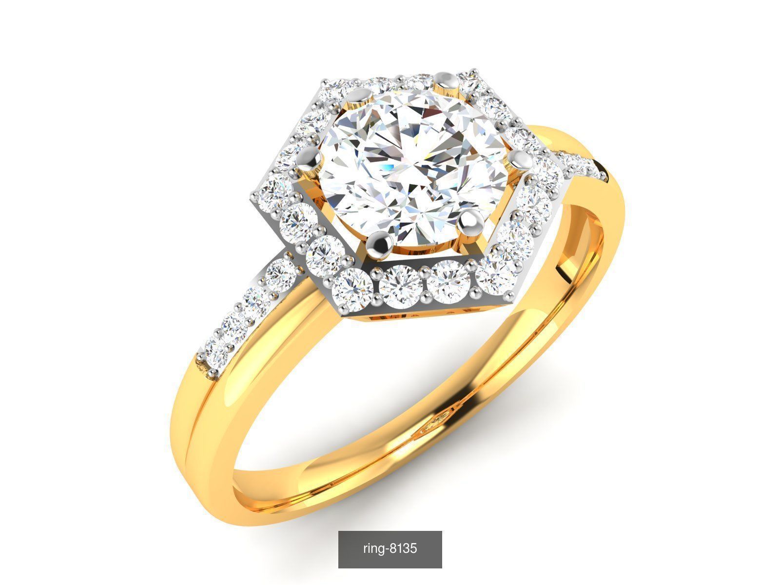 69 SOLITAIRE RING 3D Model Collection_57