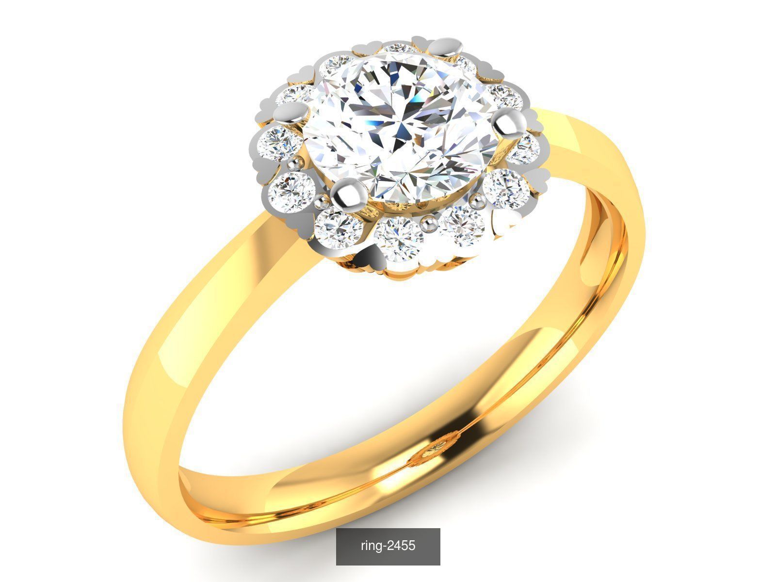 69 SOLITAIRE RING 3D Model Collection_31