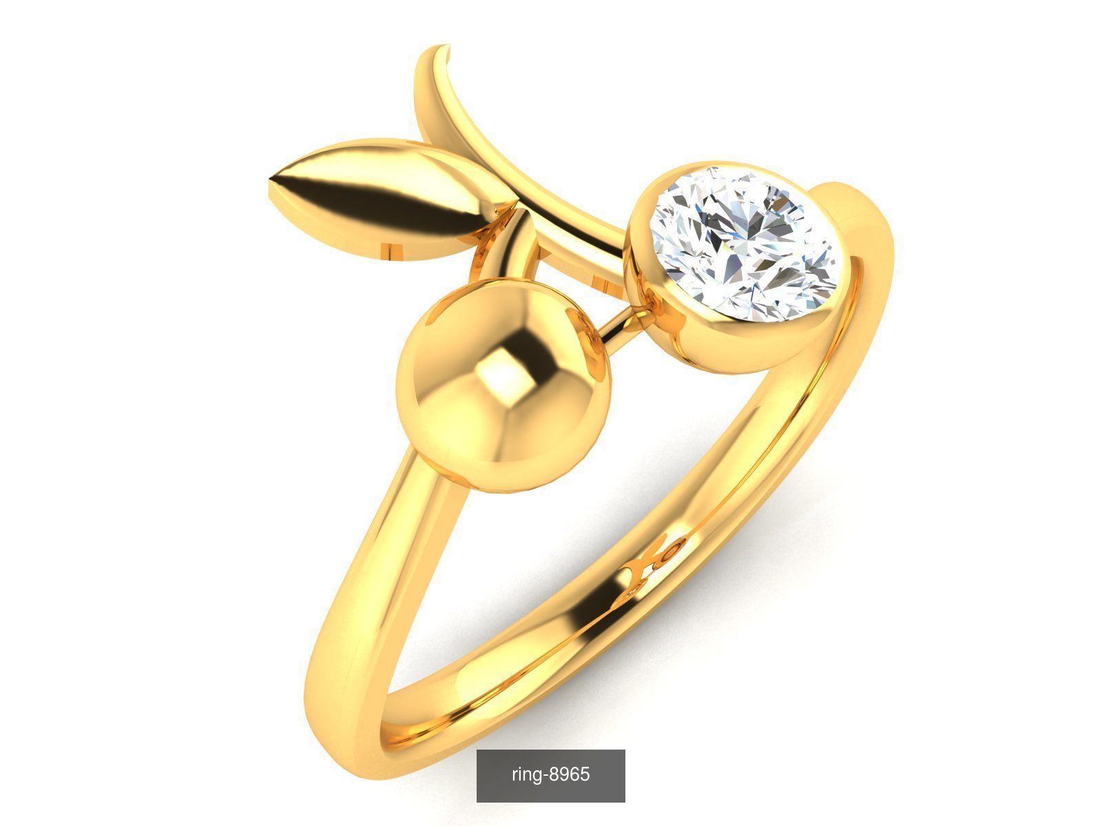 69 SOLITAIRE RING 3D Model Collection_11