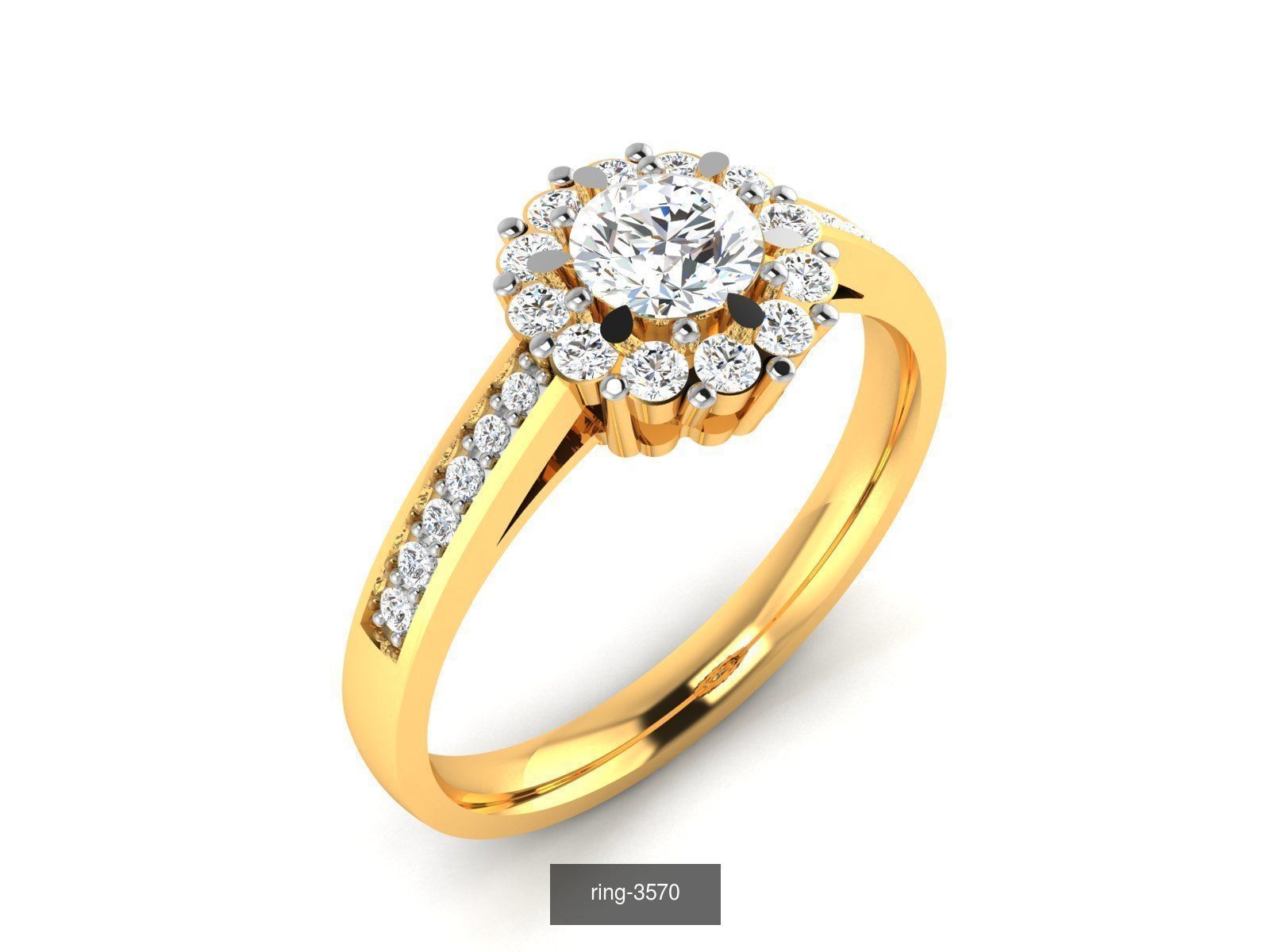 69 SOLITAIRE RING 3D Model Collection_52