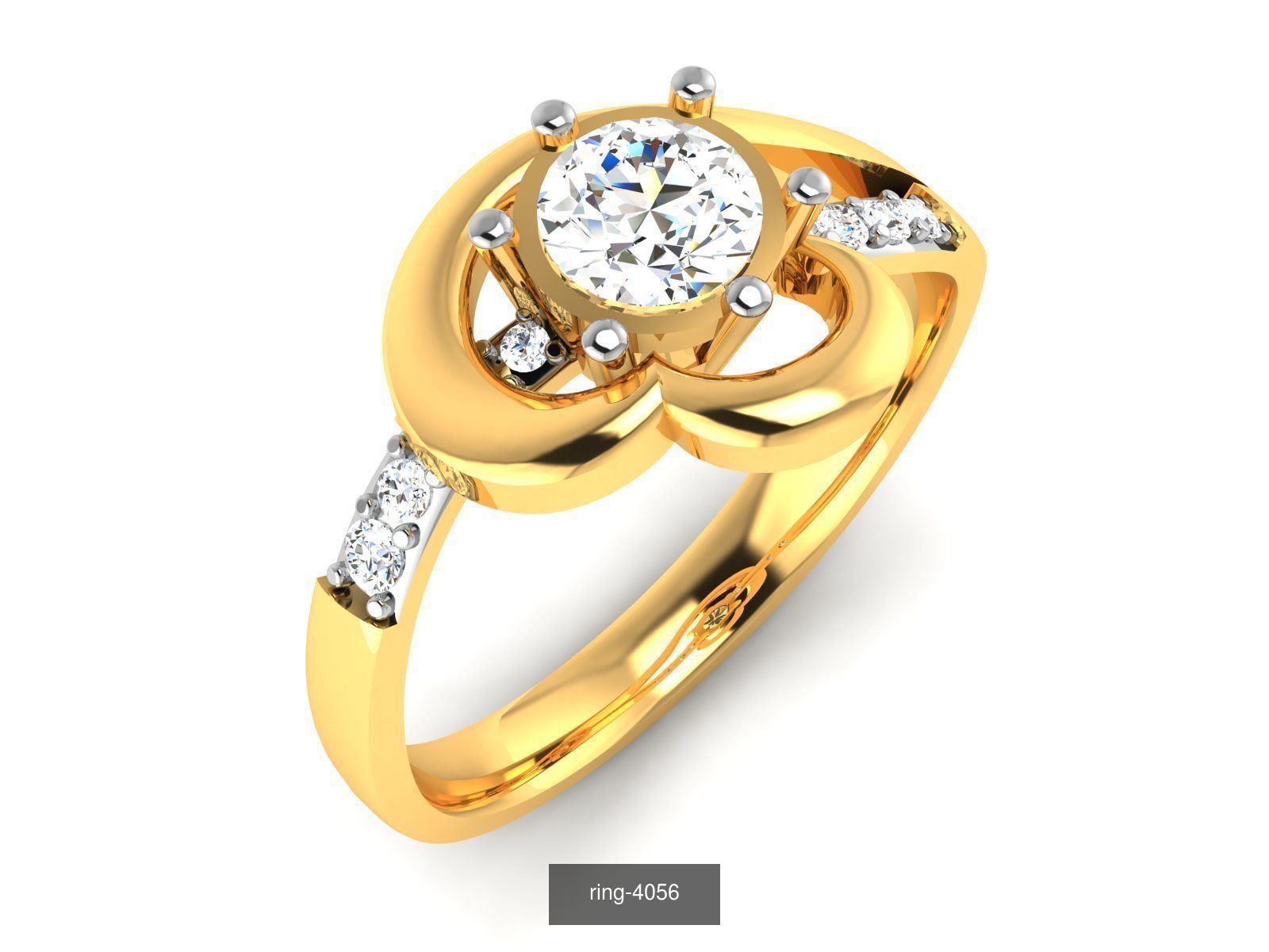 69 SOLITAIRE RING 3D Model Collection_46