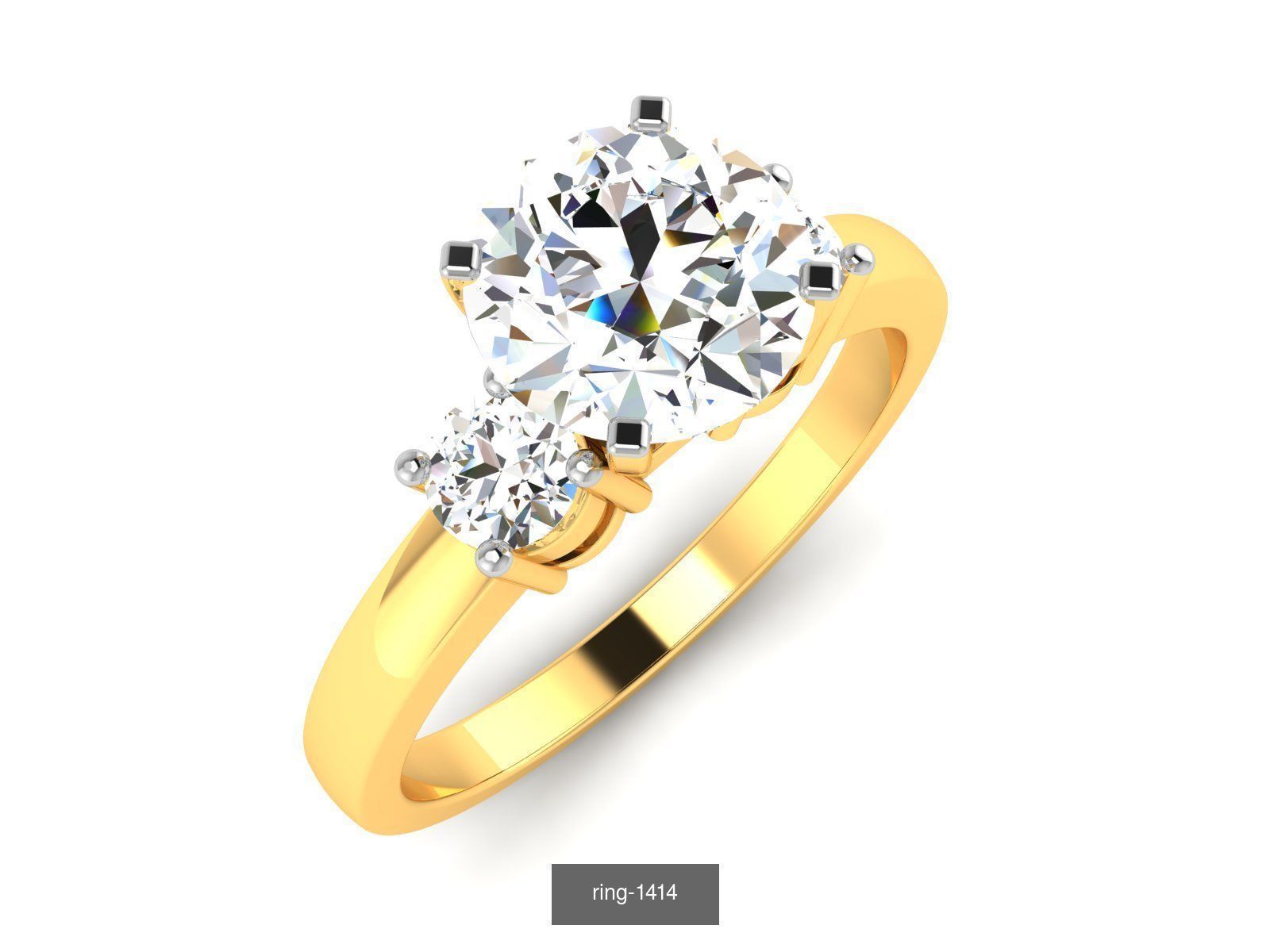 69 SOLITAIRE RING 3D Model Collection_20