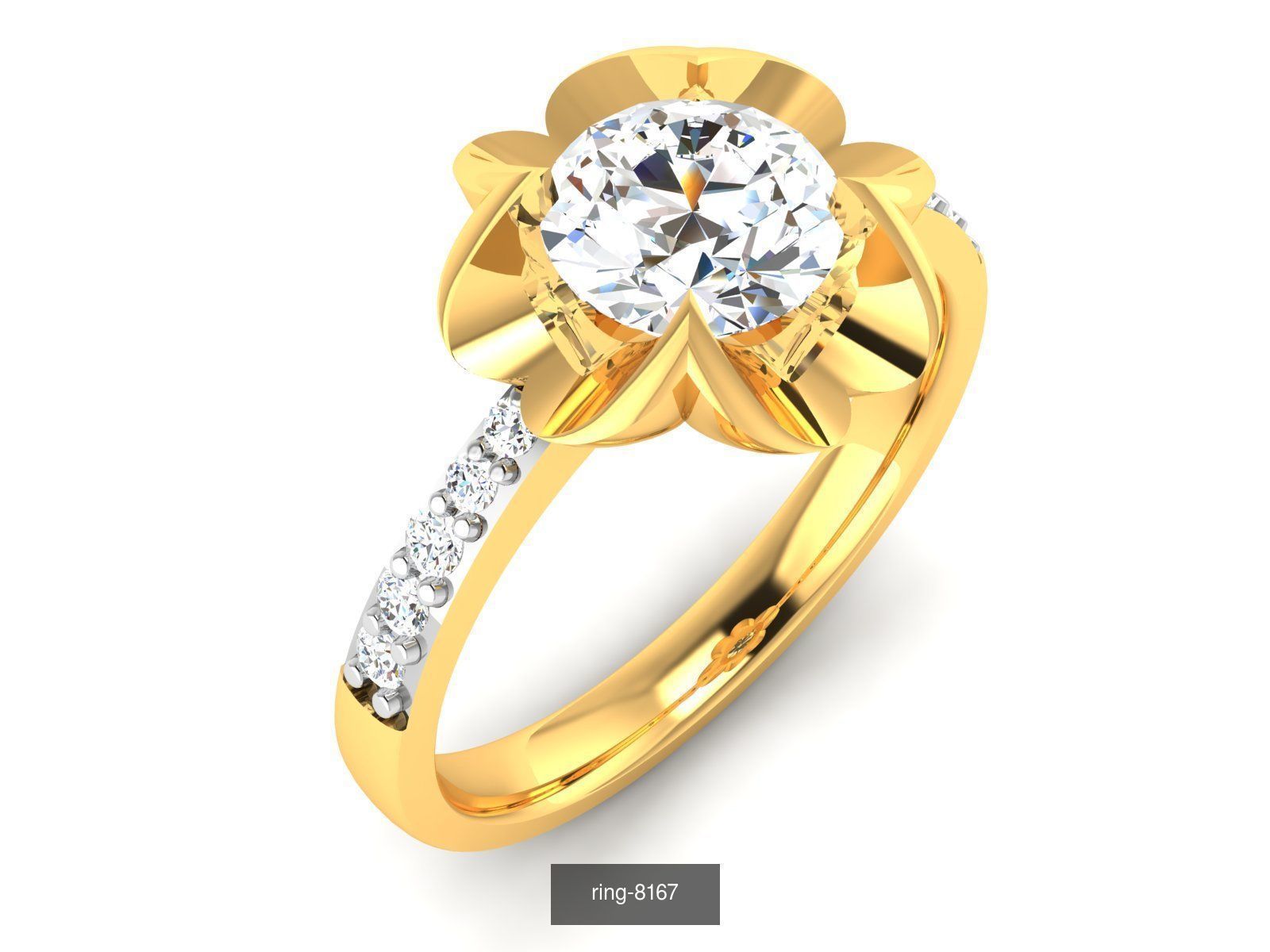 69 SOLITAIRE RING 3D Model Collection_56