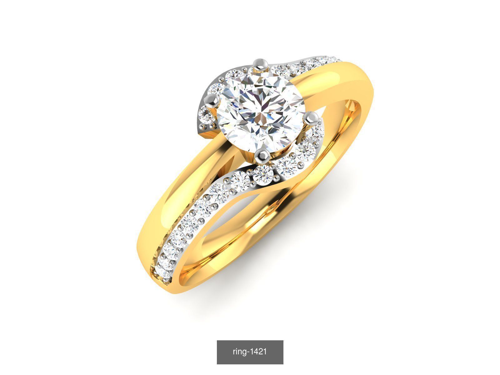 69 SOLITAIRE RING 3D Model Collection_18