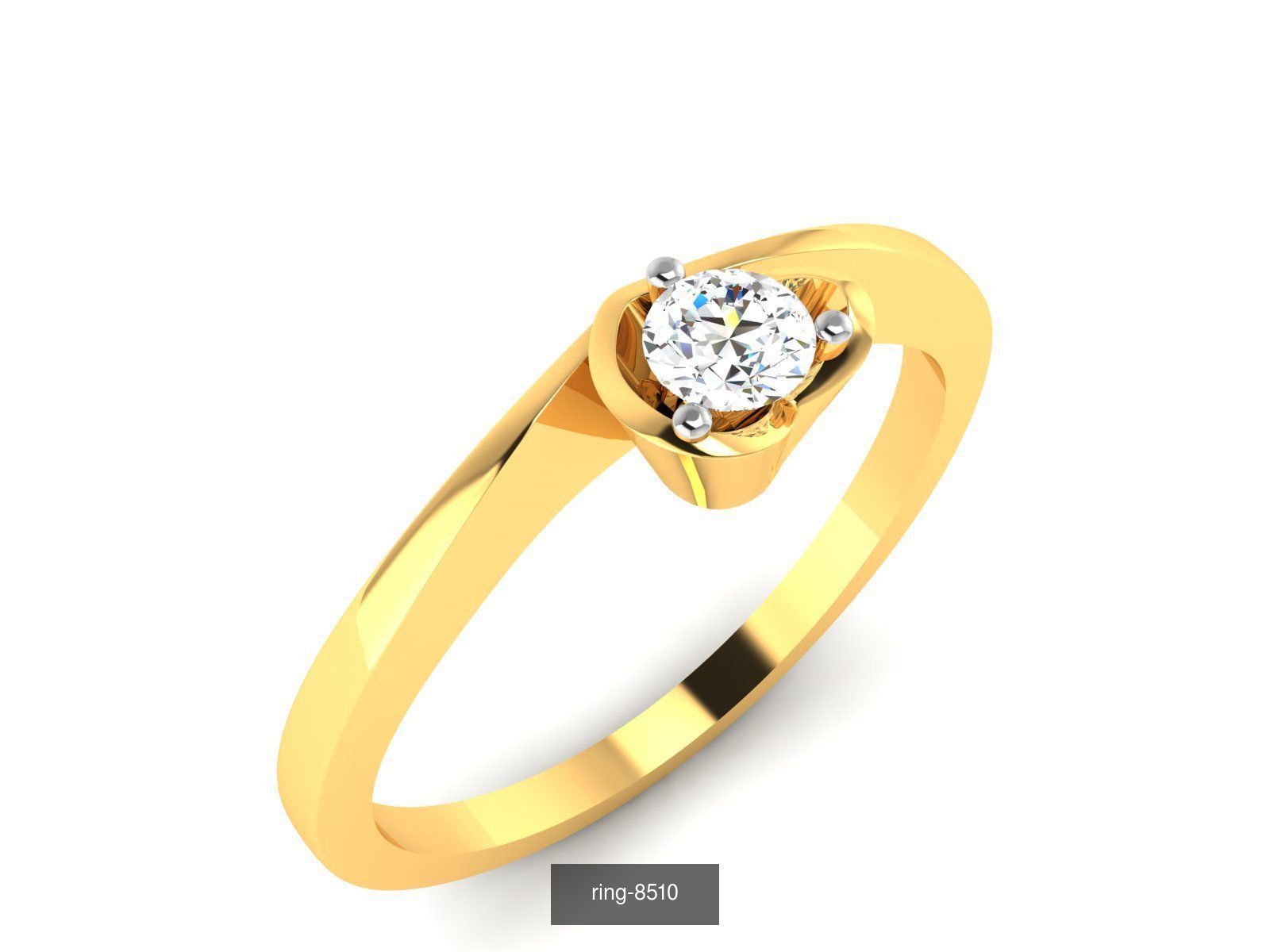 69 SOLITAIRE RING 3D Model Collection_73