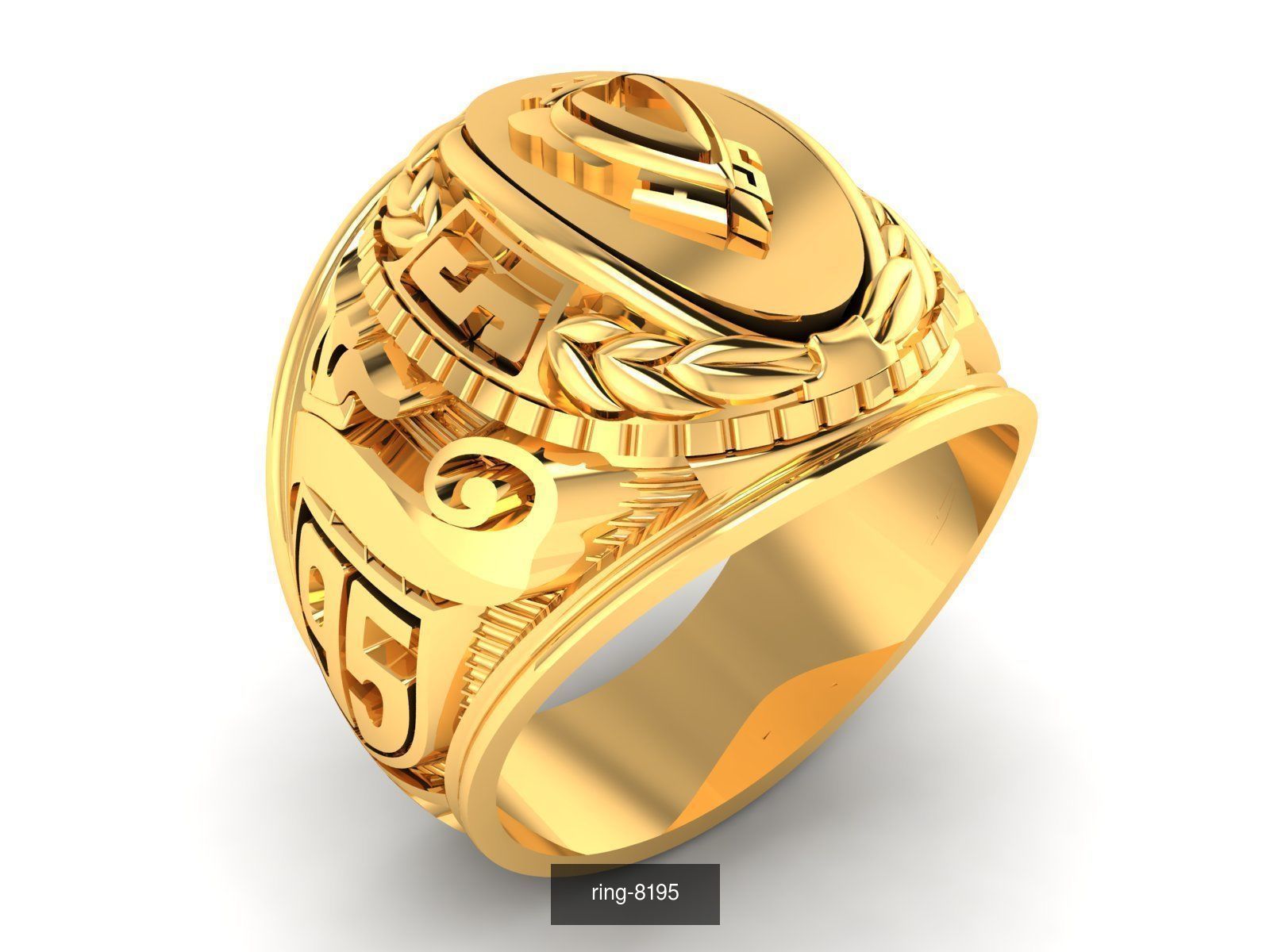 27 PLAIN GOLD RING 3D Model Collection_24