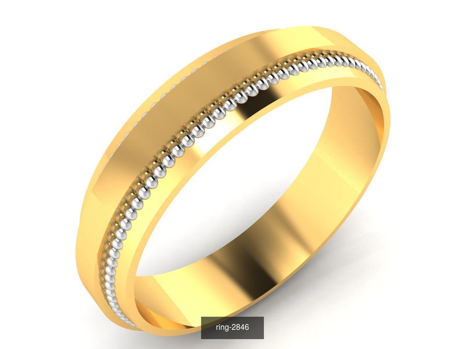 27 PLAIN GOLD RING 3D Model Collection_16