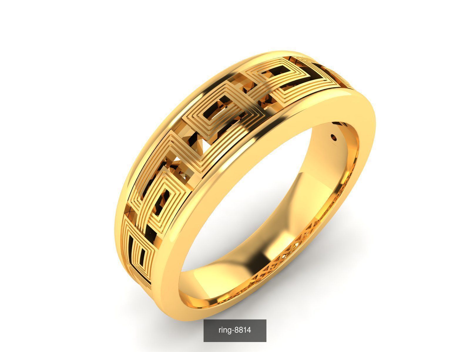 27 PLAIN GOLD RING 3D Model Collection_26