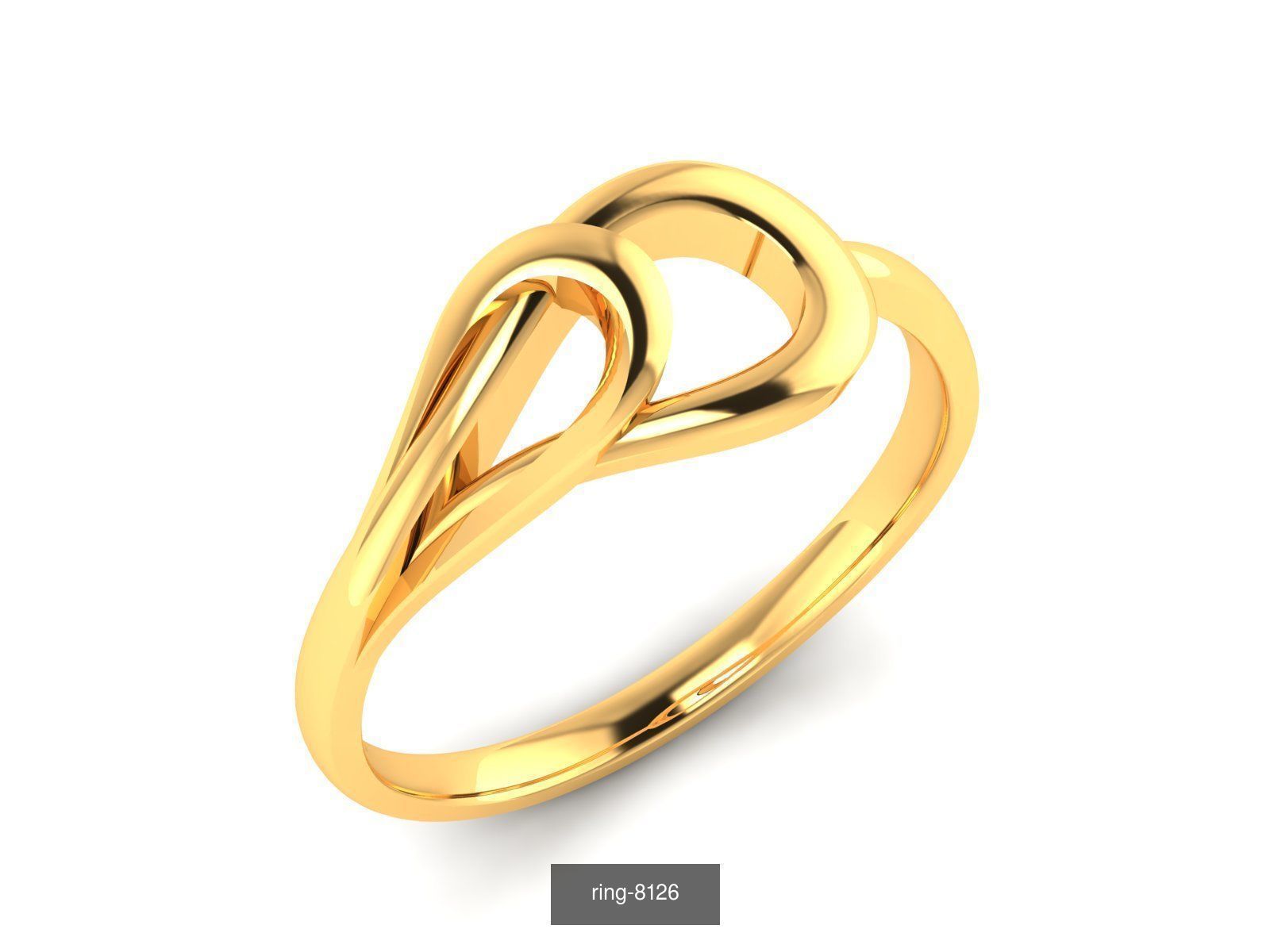 27 PLAIN GOLD RING 3D Model Collection_25