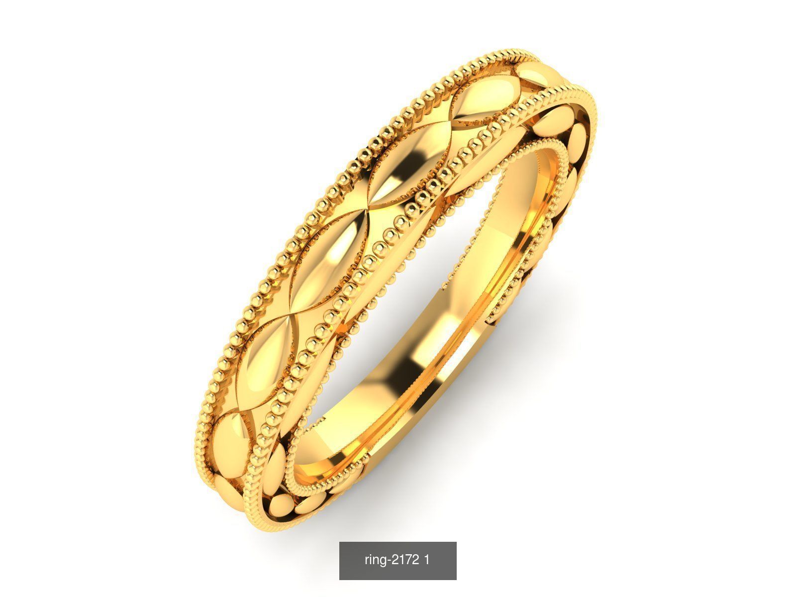 27 PLAIN GOLD RING 3D Model Collection_20