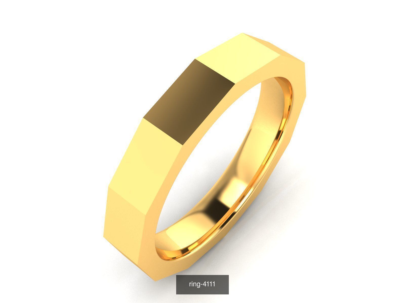 27 PLAIN GOLD RING 3D Model Collection_22