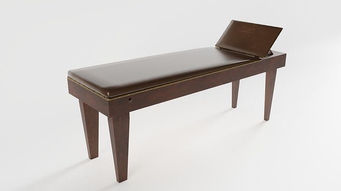 Victorian Doctors Examination Couch 3D model