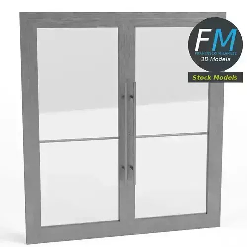 Aluminium French doors