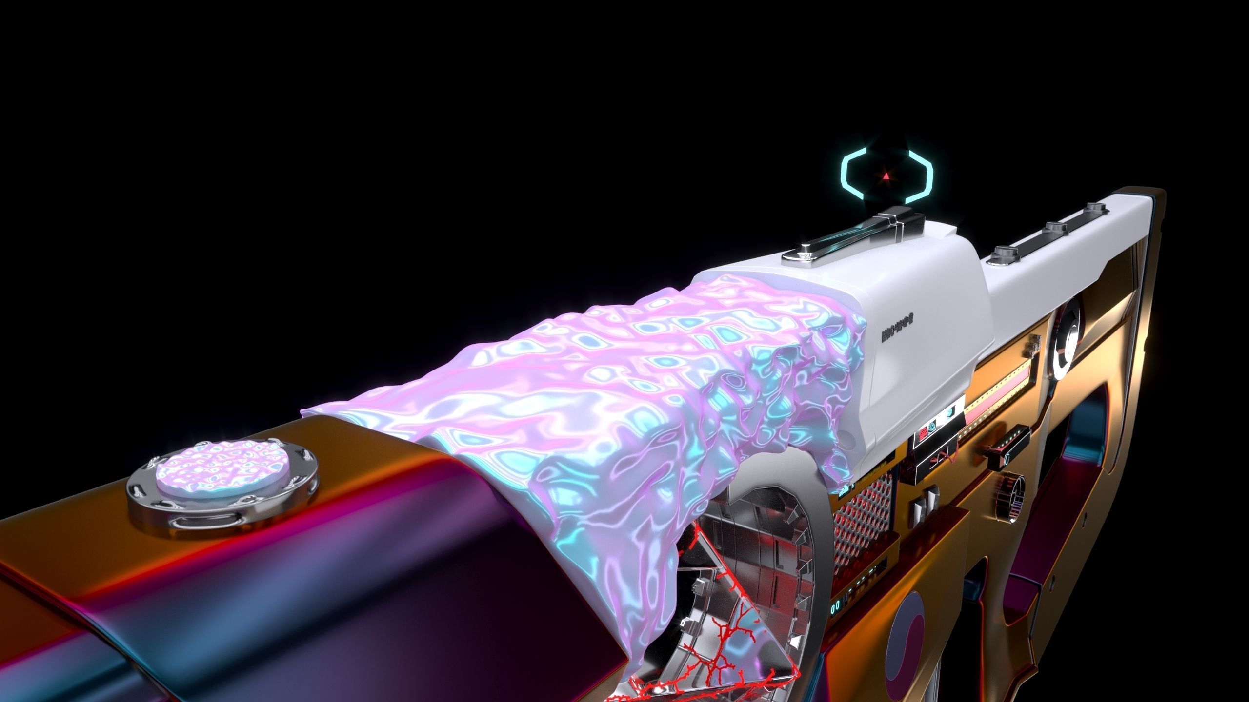 Destiny 2 gun 3D model_1