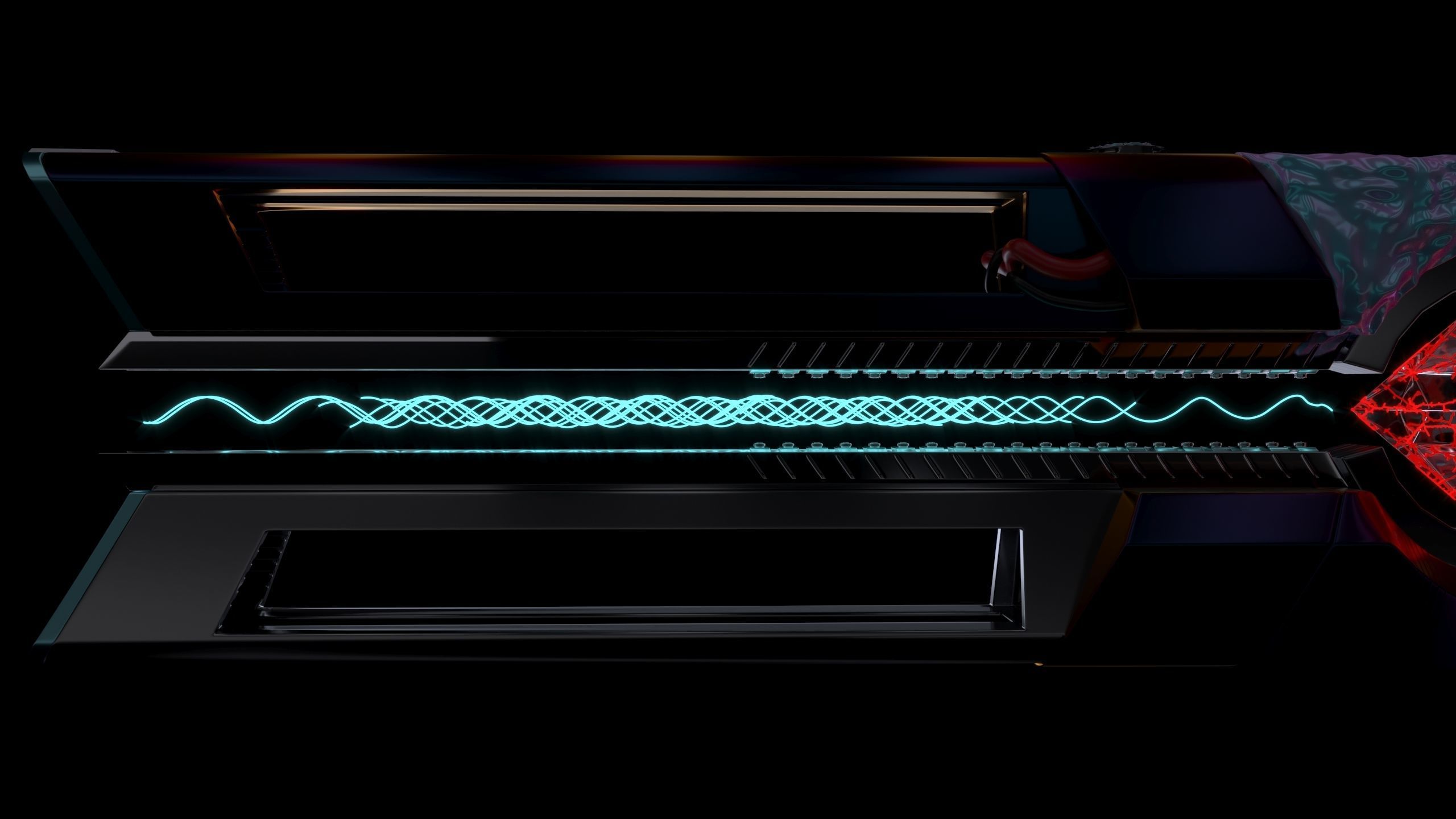 Destiny 2 gun 3D model_5