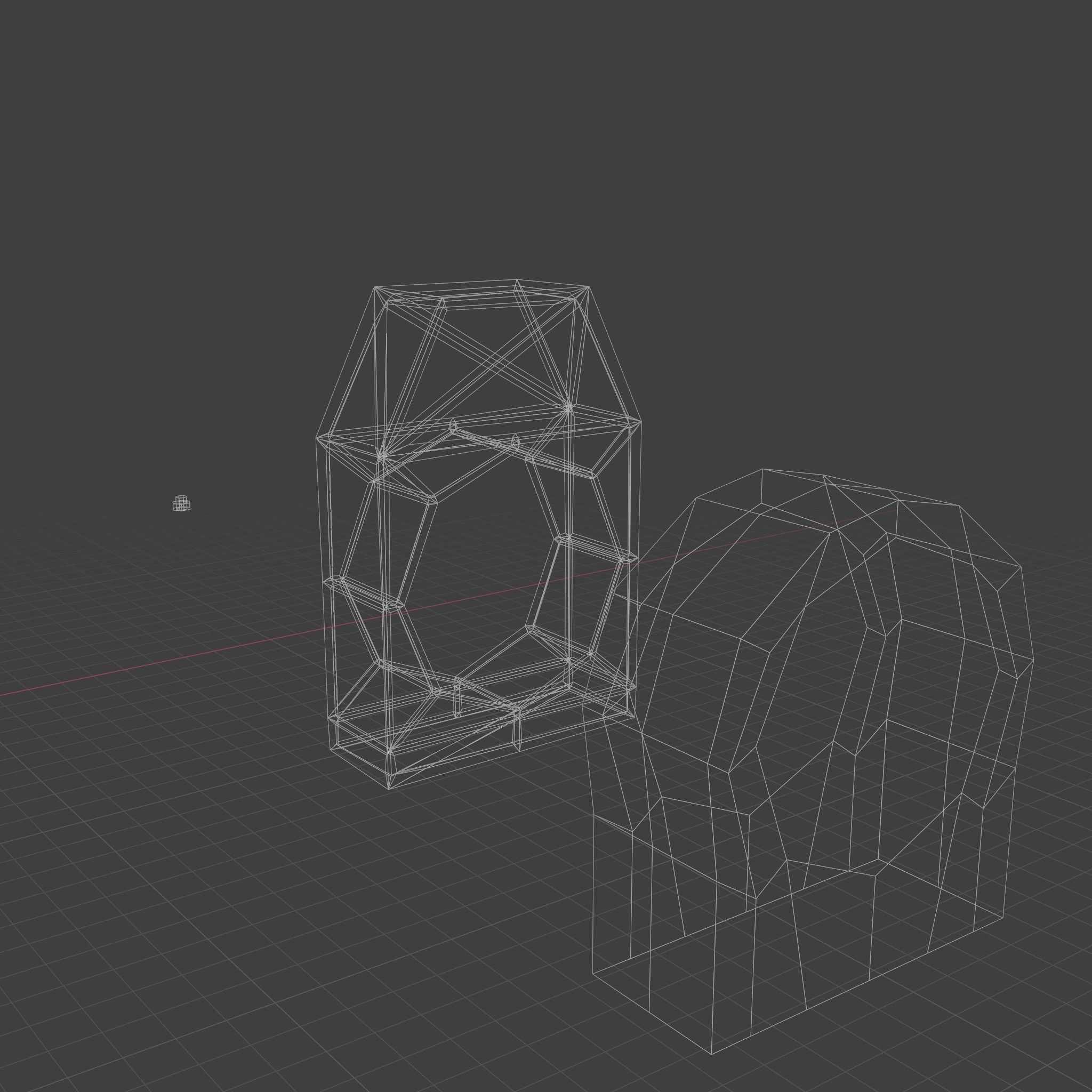 Pipes Modular Set Low-poly 3D model_17