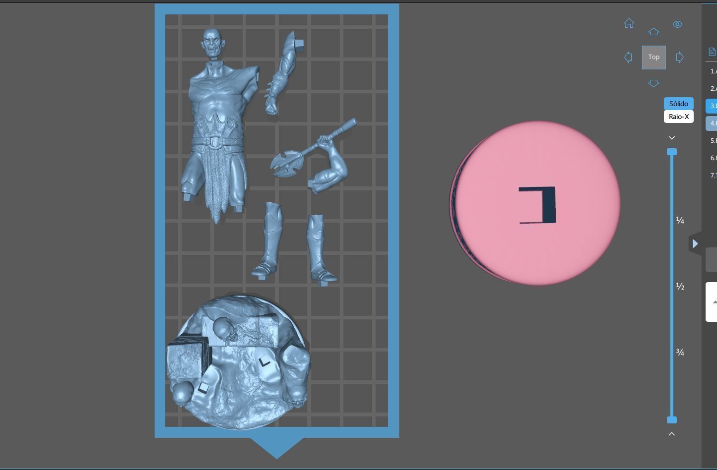 Azog The Defiler Fan Art 3D print model_9