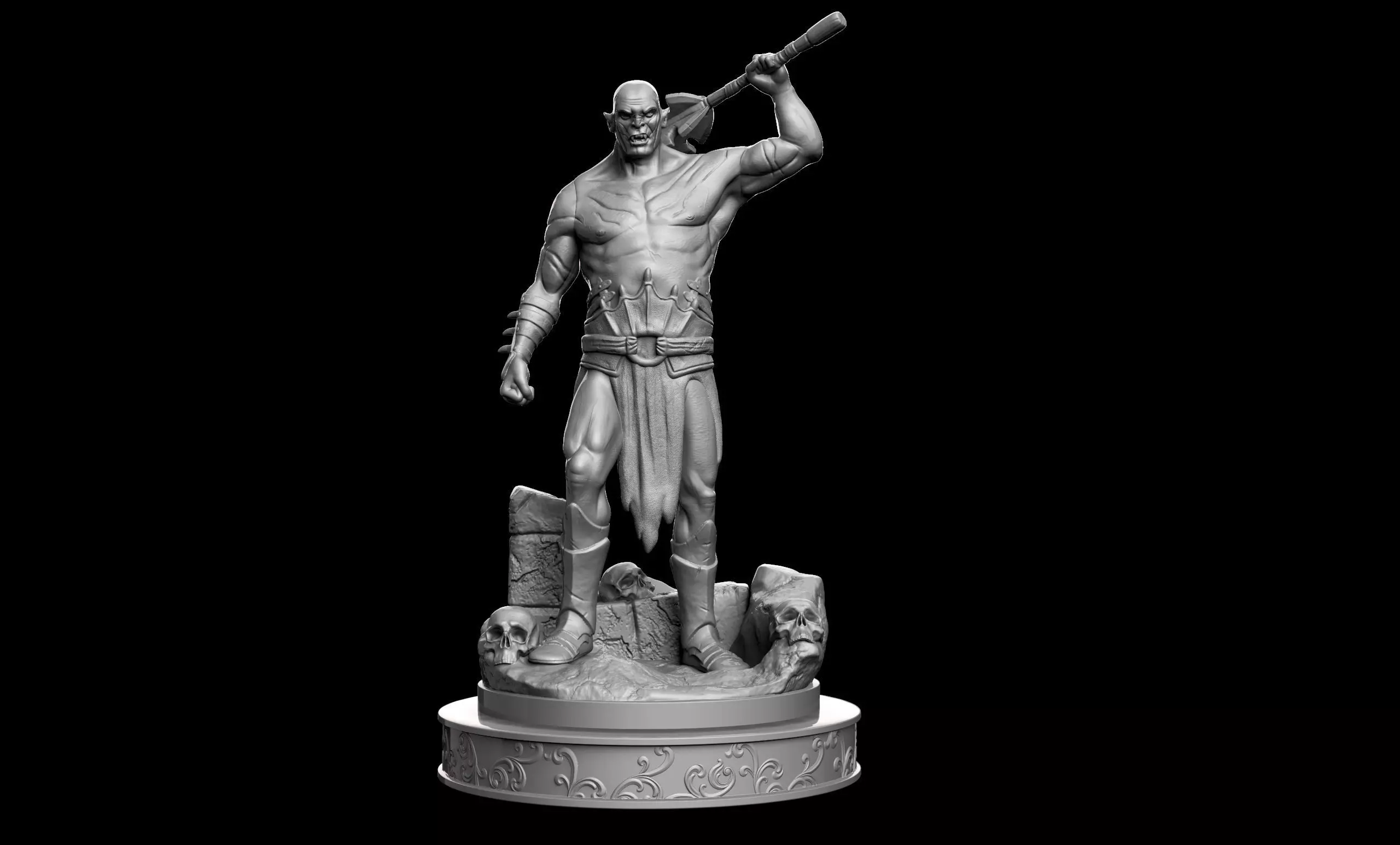 Azog The Defiler Fan Art 3D print model_0
