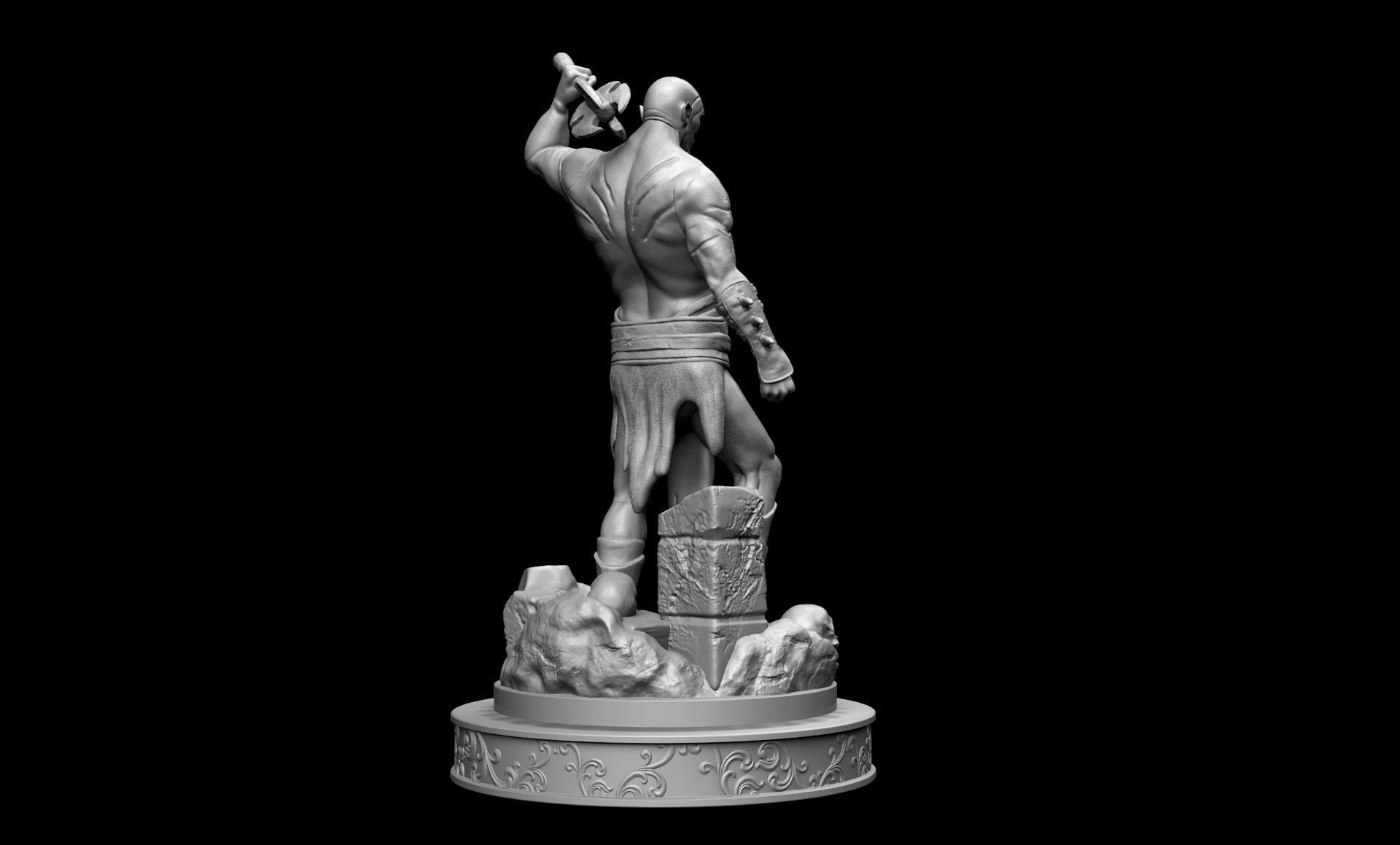 Azog The Defiler Fan Art 3D print model_3