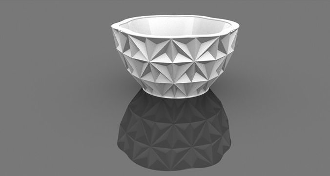 3dprintable Parametric Ceramic Bowl  3D print model