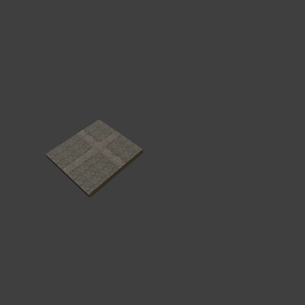OLD MEDIEVAL PROPS ASSET AND GROUND TILEABLE Low-poly 3D model_11