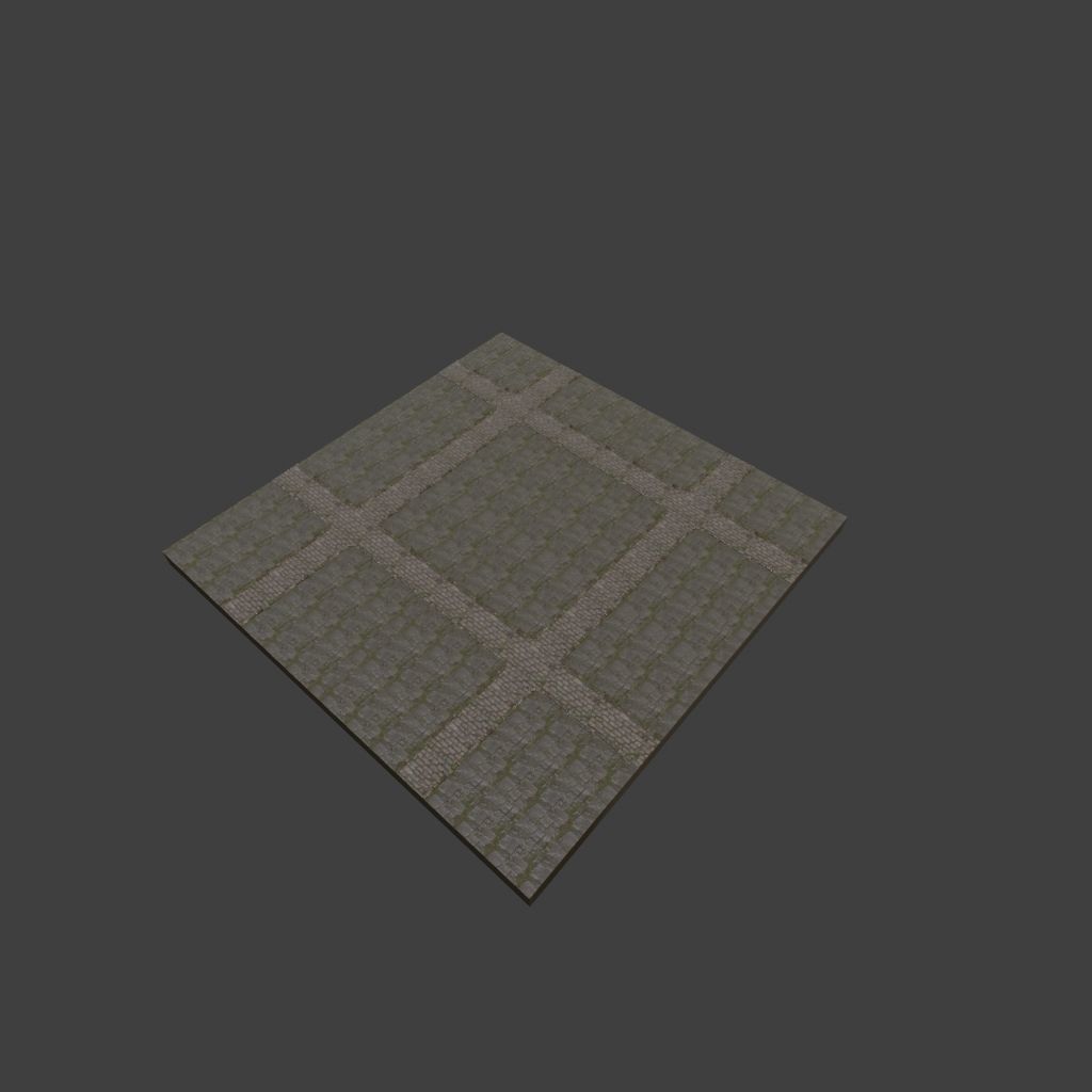 OLD MEDIEVAL PROPS ASSET AND GROUND TILEABLE Low-poly 3D model_12