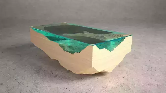 Abyss Glass Table 3D model Abyss Glass Table 3D model