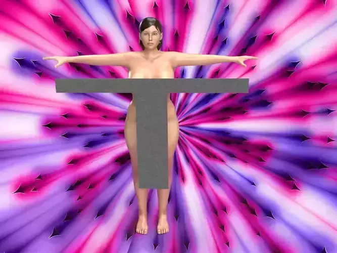 Thick N Sexy Naked Caucasian Lady