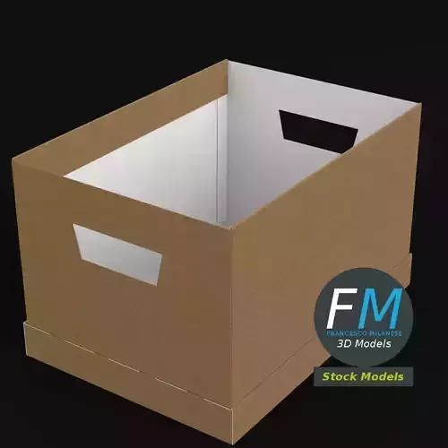 Office cardboard box