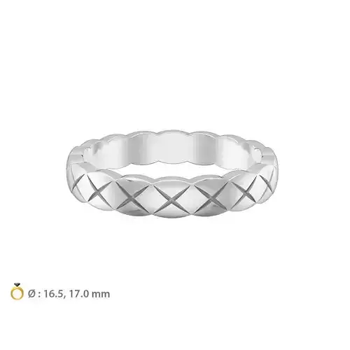 N072 wedding ring mini 3D print model