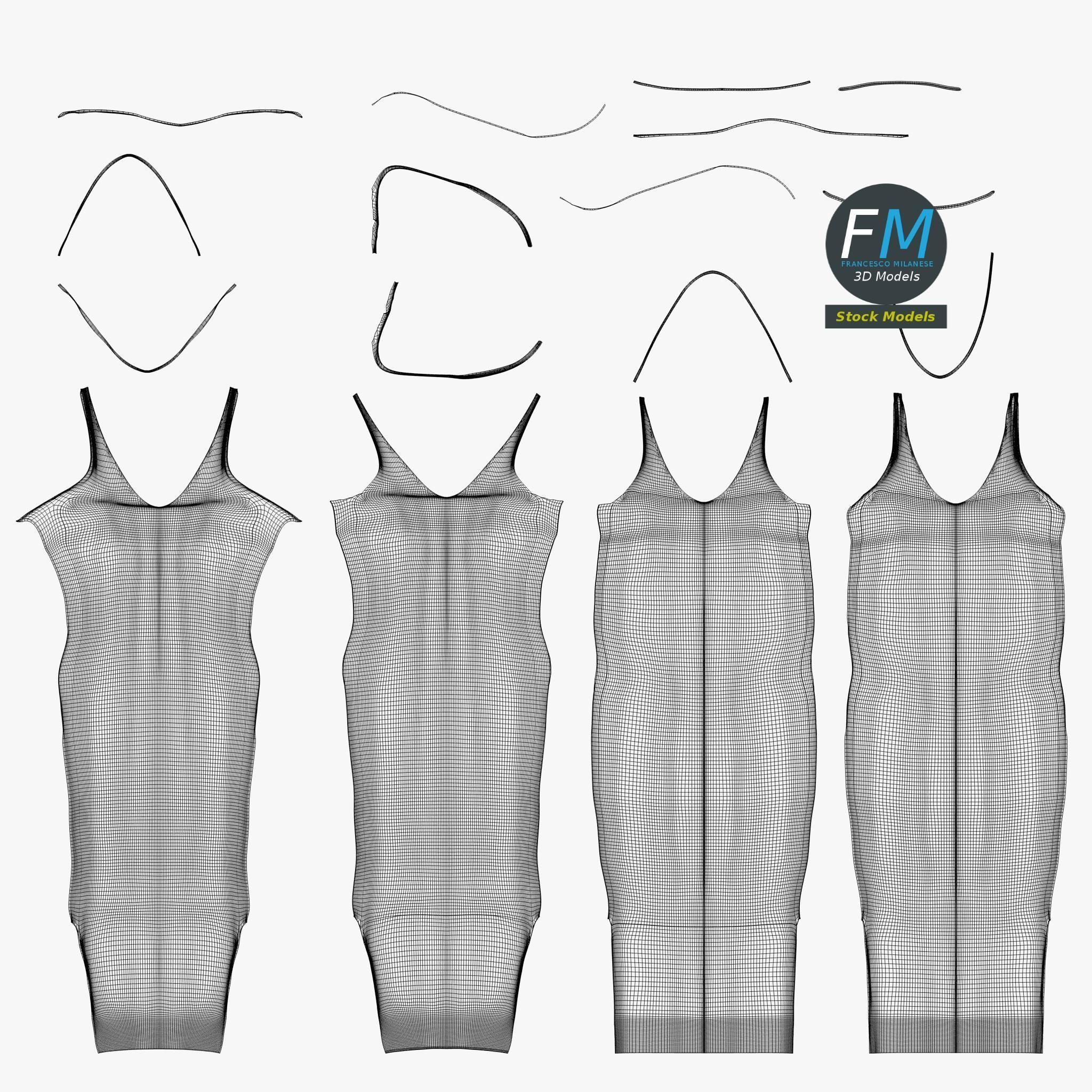Dress 3D model_11