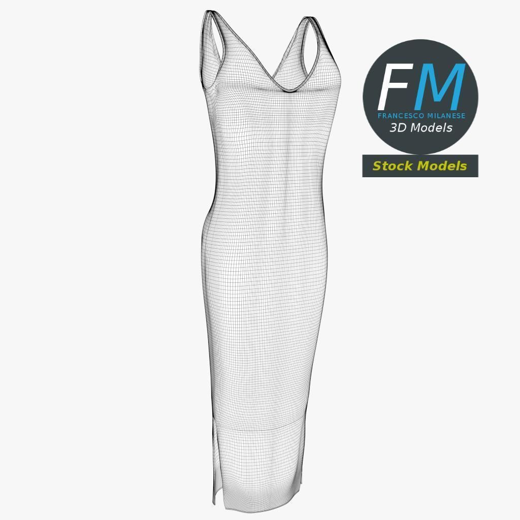 Dress 3D model_7