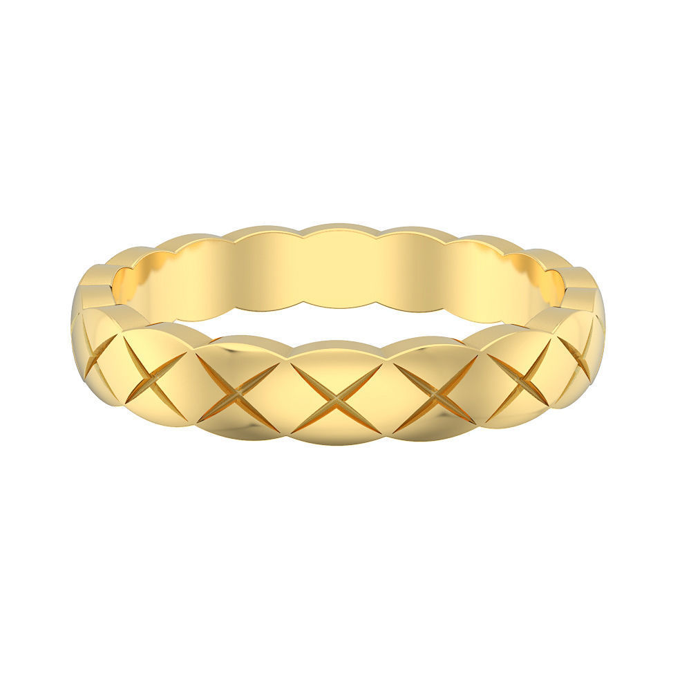 N071 wedding ring mini 3D print model_2