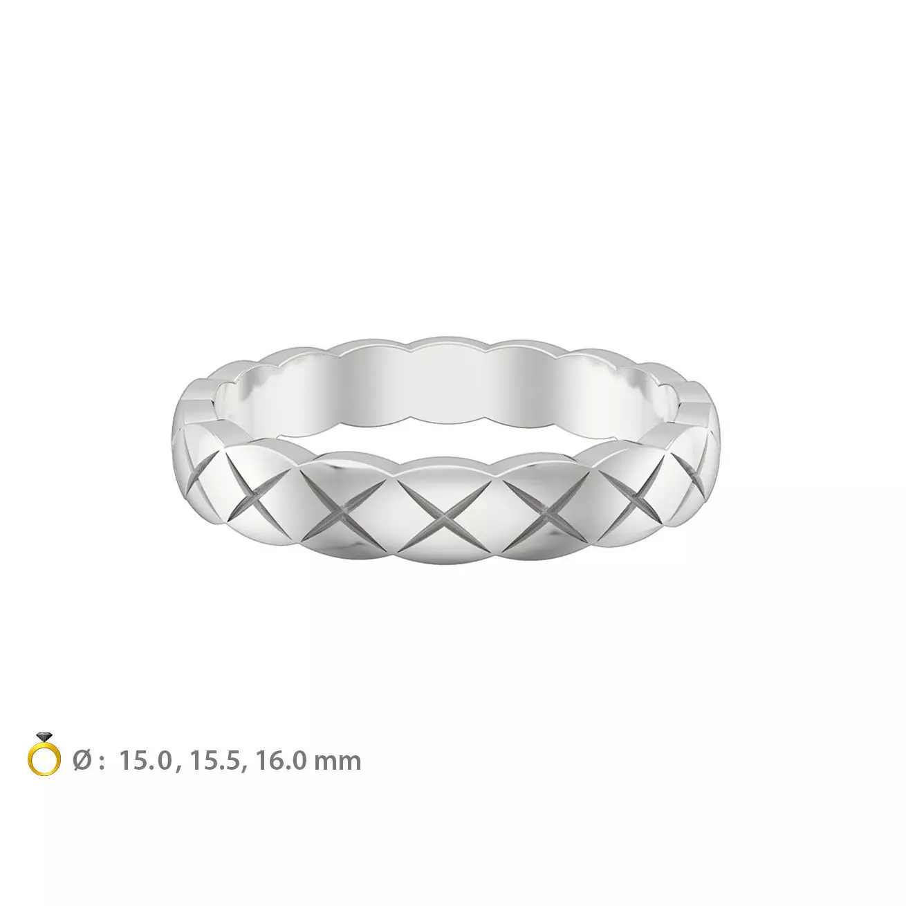 N071 wedding ring mini 3D print model_0