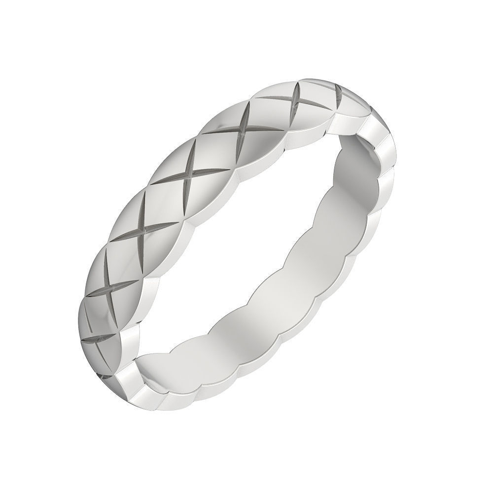 N071 wedding ring mini 3D print model_7