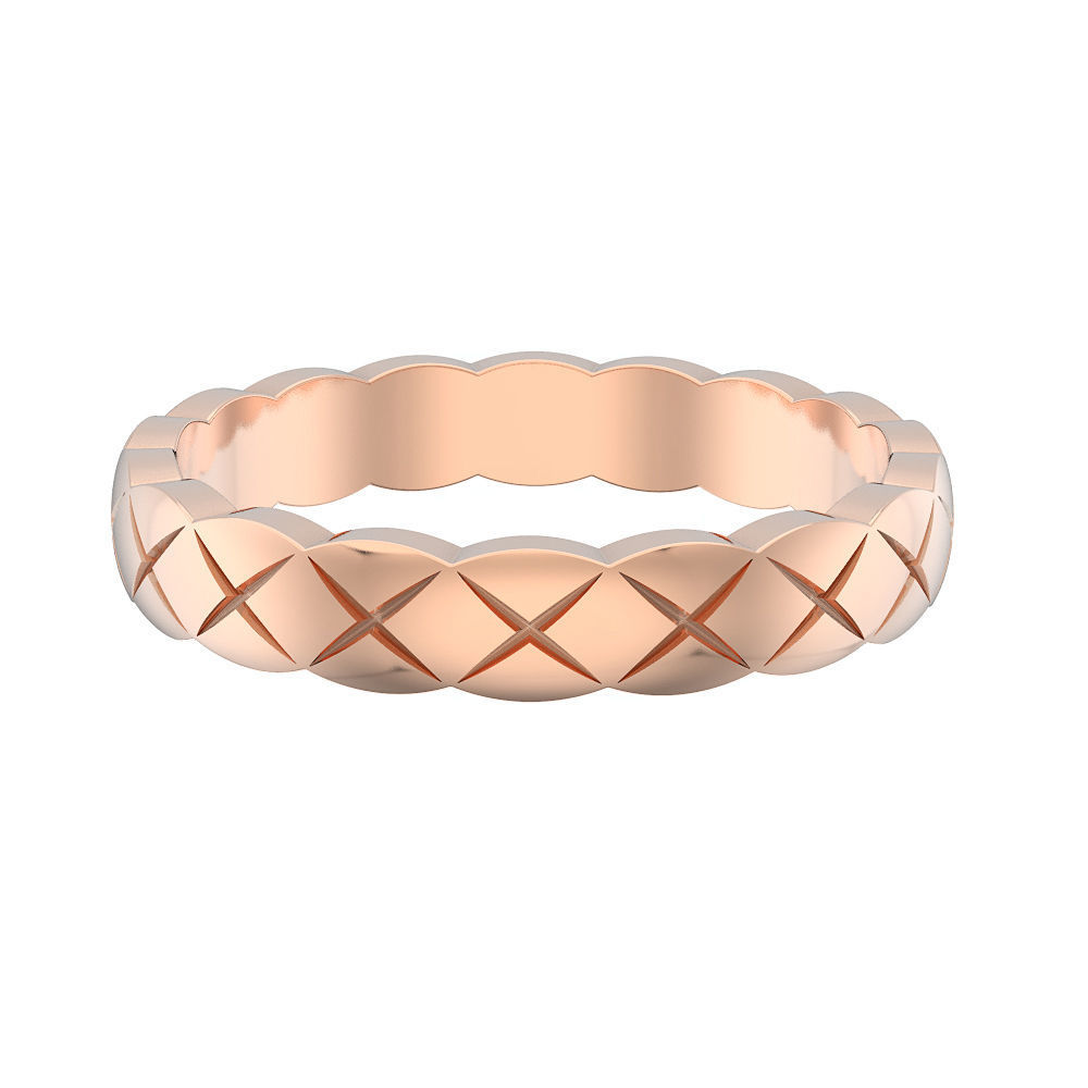 N071 wedding ring mini 3D print model_4