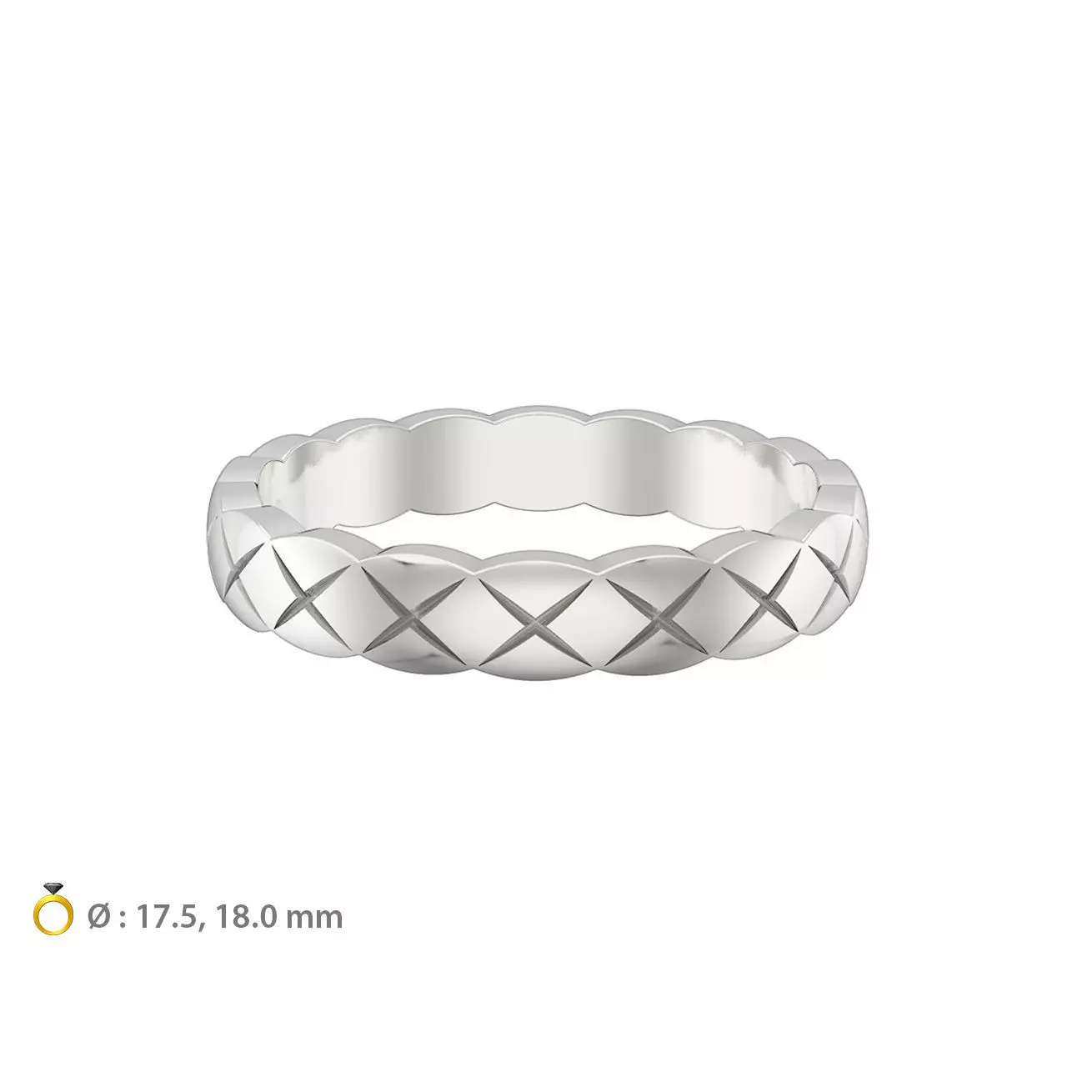 N073 wedding ring mini 3D print model