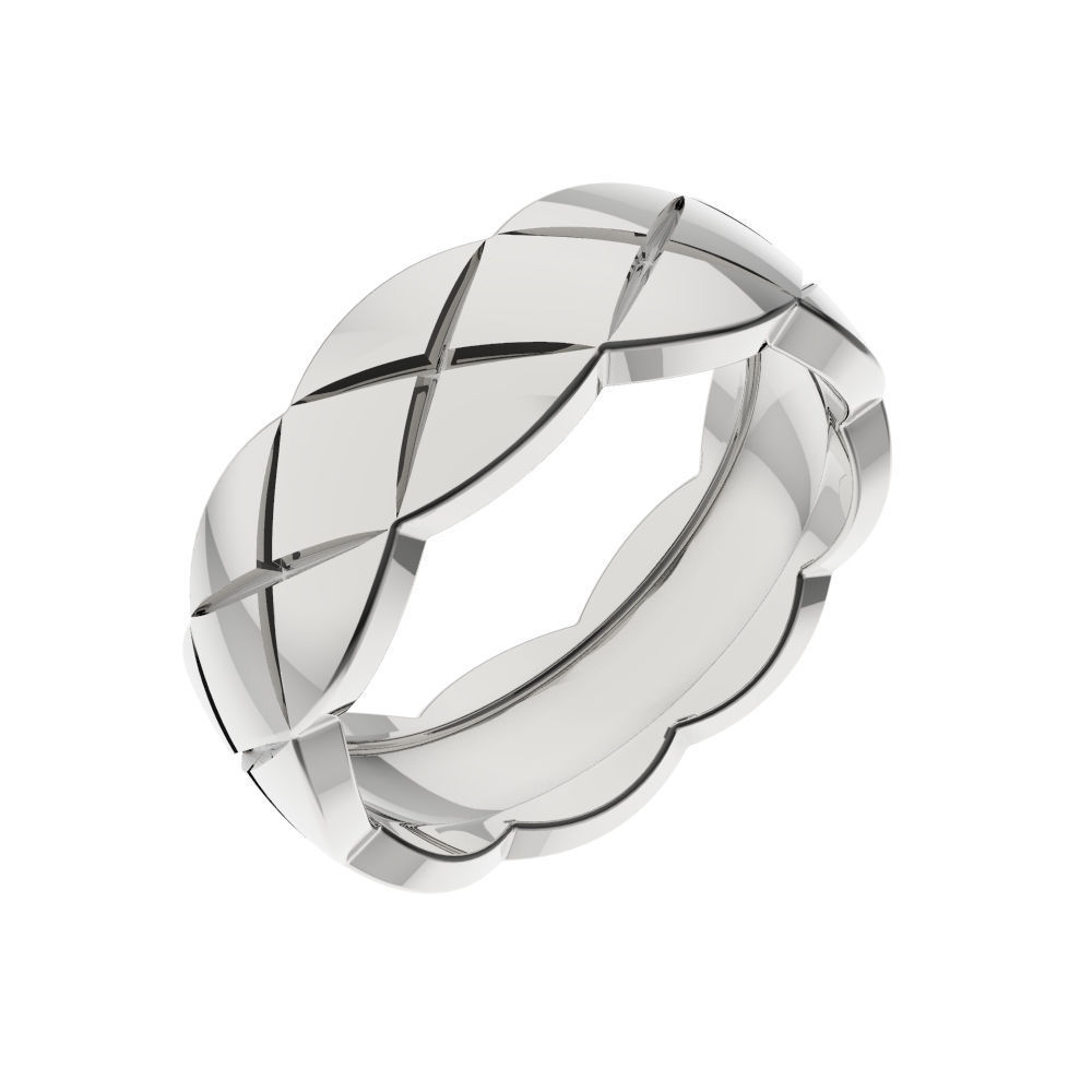 N069 Wedding ring 3D print model_6