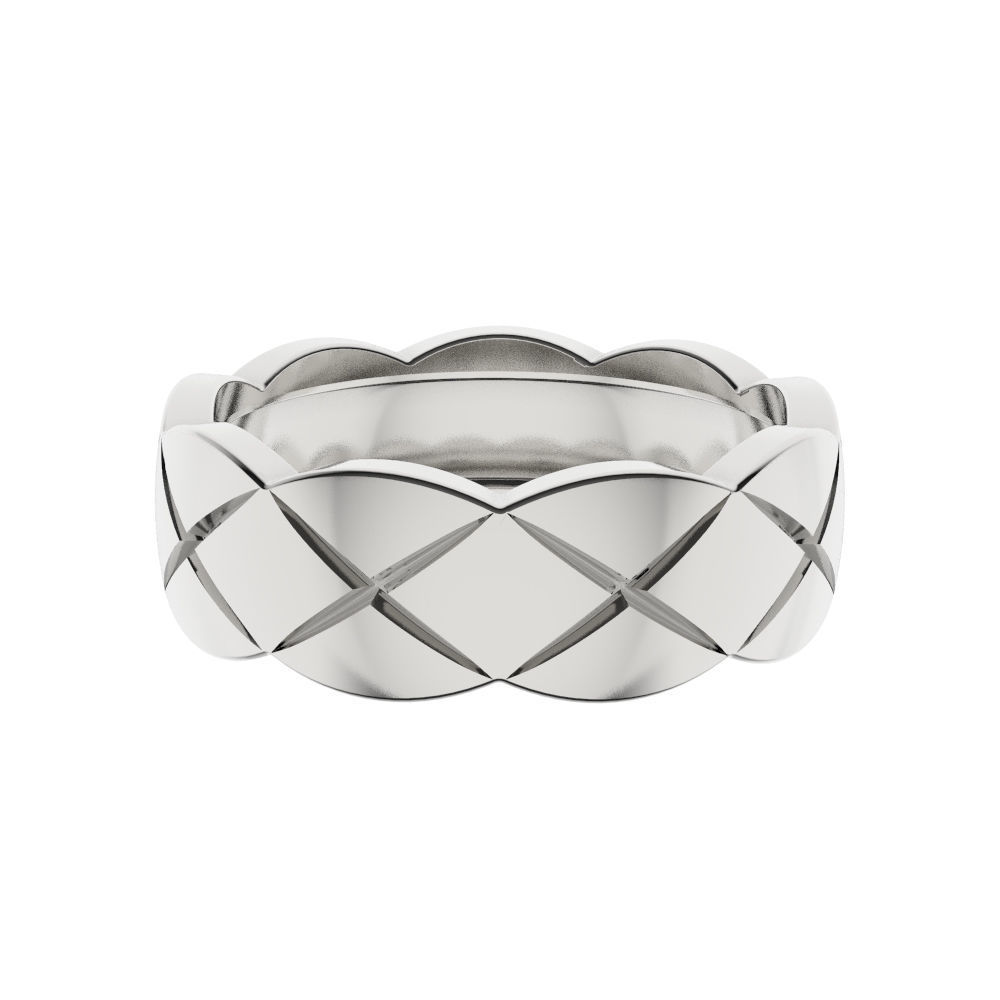 N069 Wedding ring 3D print model_3