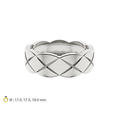 N069 Wedding ring 3D print model