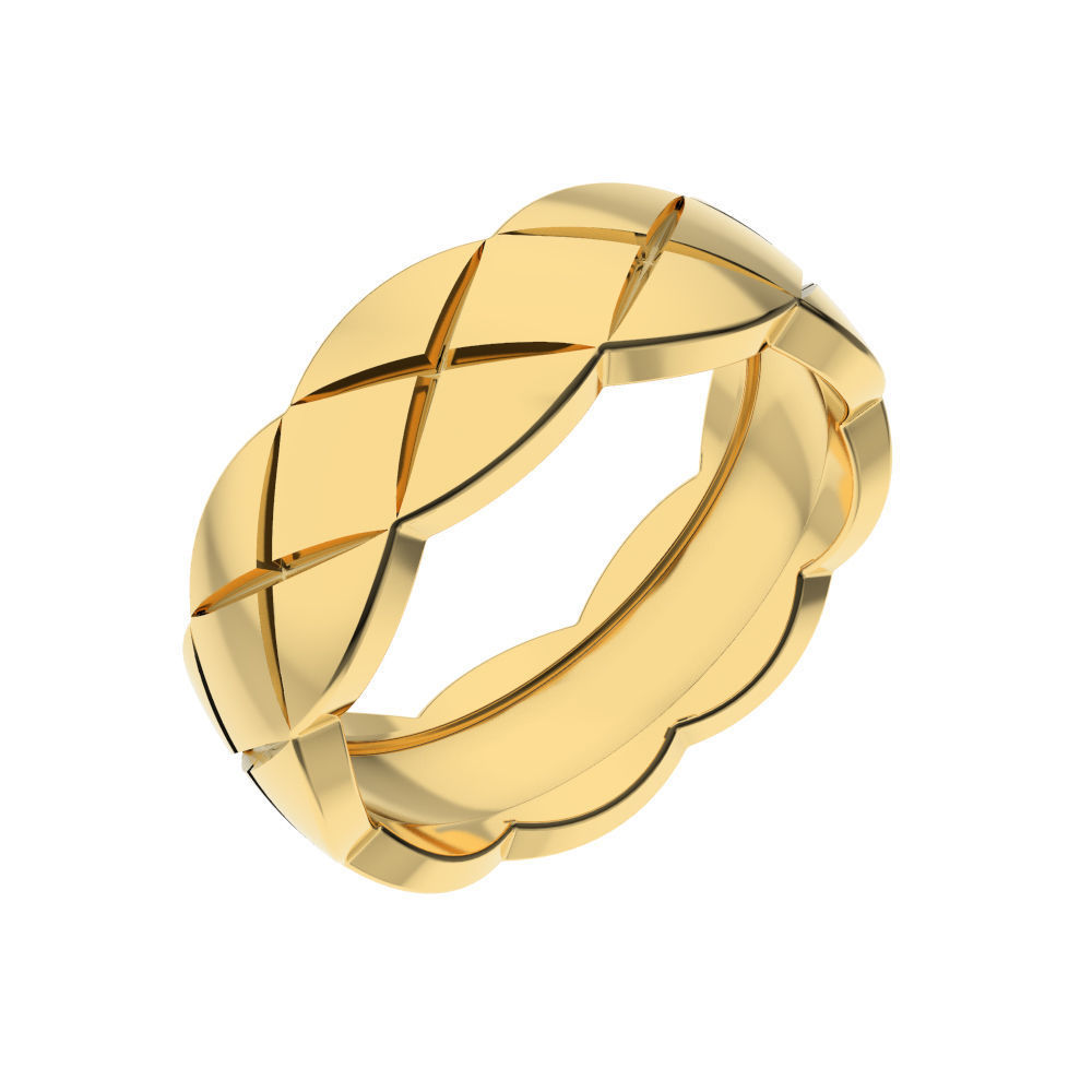 N069 Wedding ring 3D print model_5