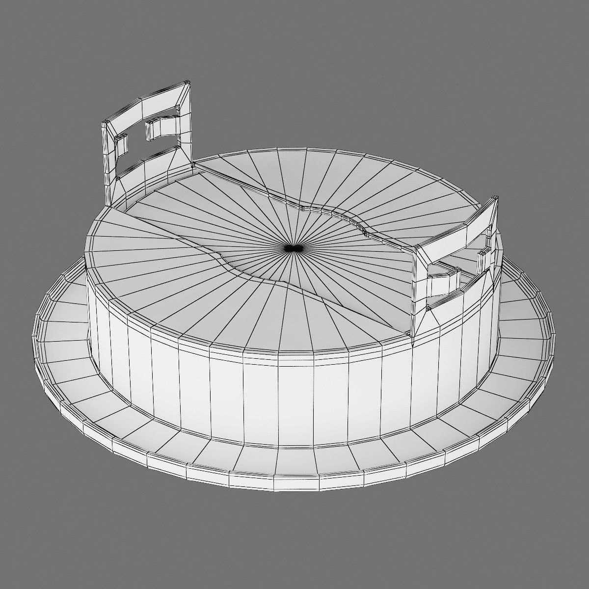 21211x Tensio Lightstar Recessed spotlight 3D model_14