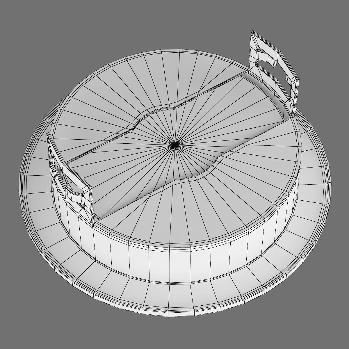 21211x Tensio Lightstar Recessed spotlight 3D model_16