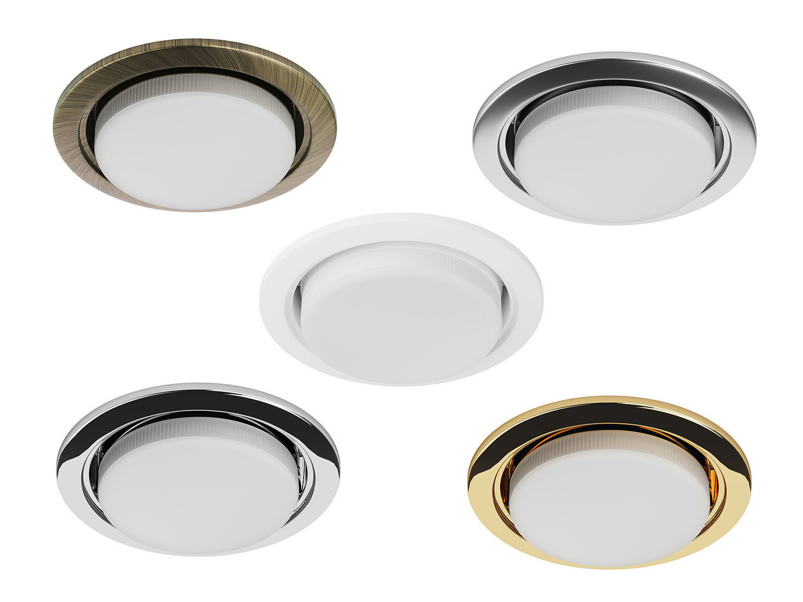 21211x Tensio Lightstar Recessed spotlight 3D model_1