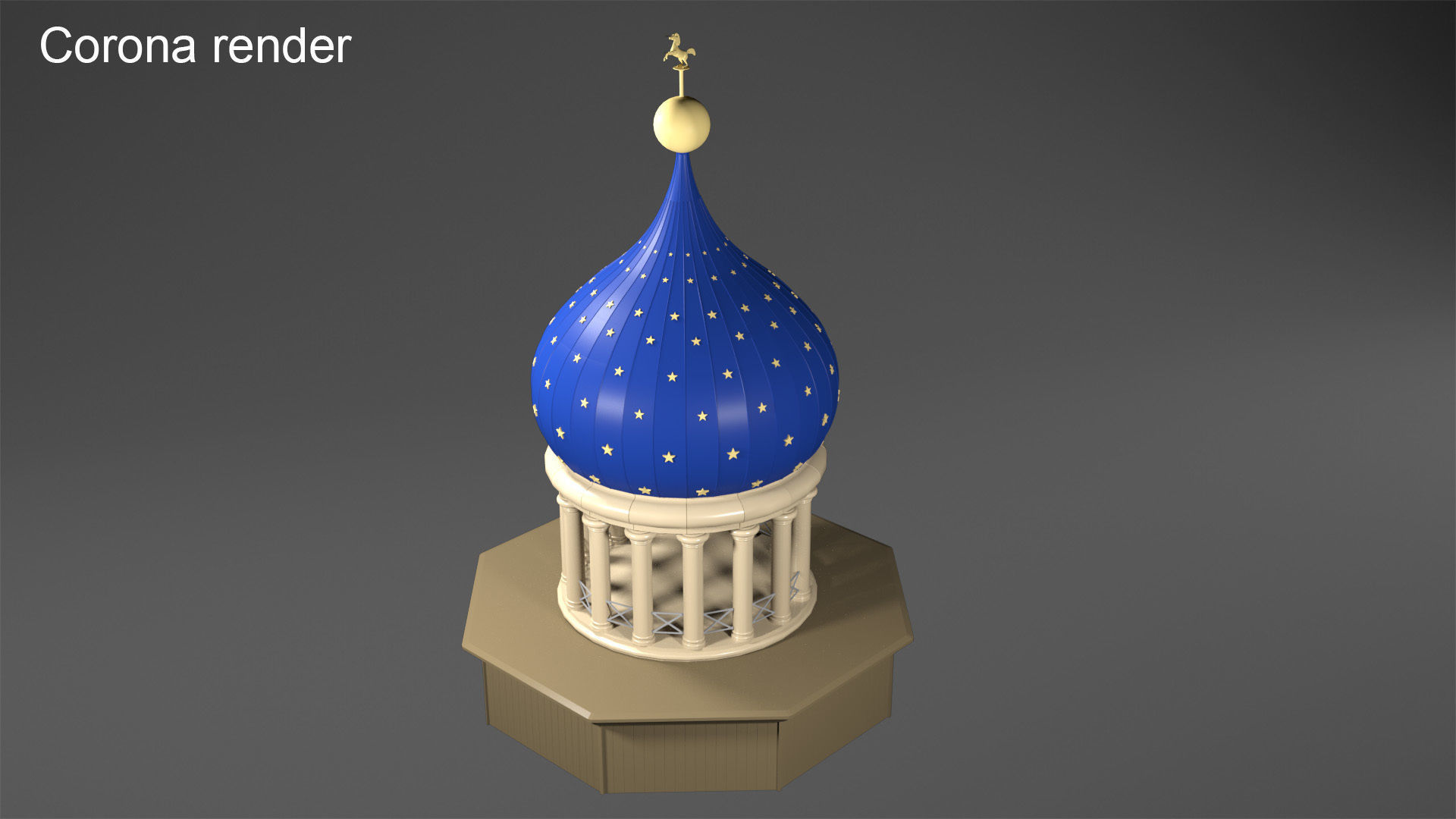 Colt armory dome- 3d model 3D model_3