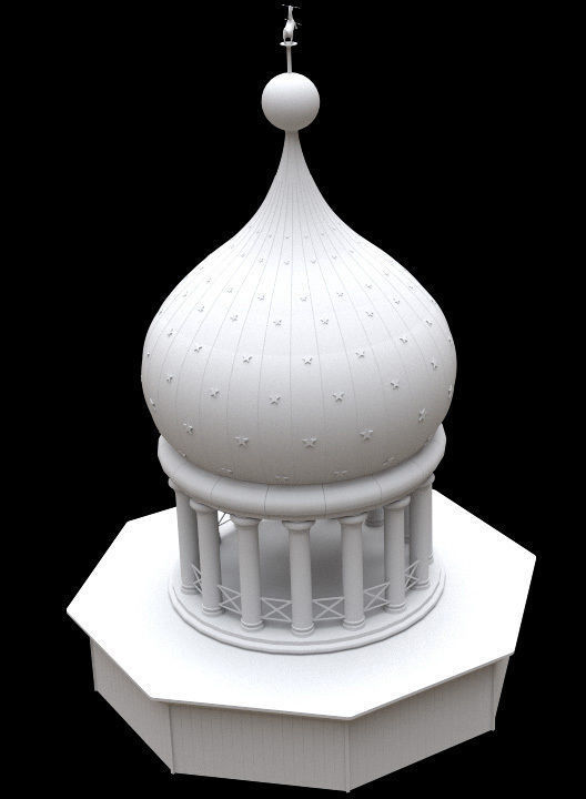 Colt armory dome- 3d model 3D model_4