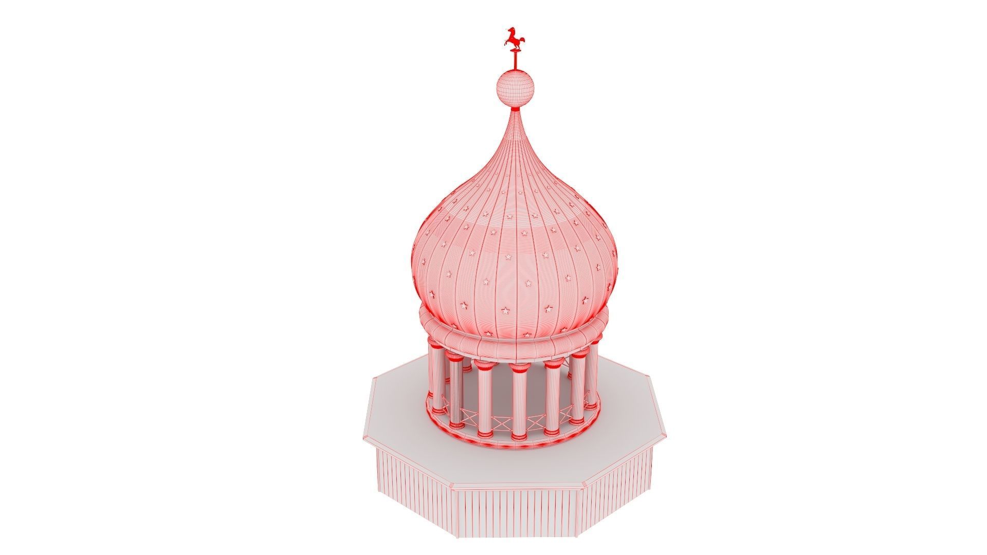Colt armory dome- 3d model 3D model_6